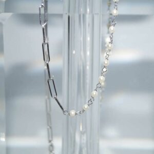 SX00813þCOLLIER MIXCHAIN PERLE
