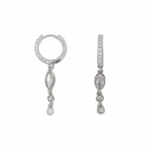 SX00845þBOUCLE MINI CREOLES MARQUISE