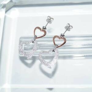 SX00901þBOUCLE PENDANT COEUR
