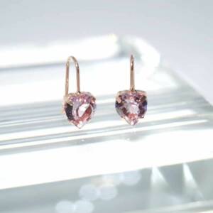 SX00937þBOUCLE DORMEUSE COEUR SWAROVSKI
