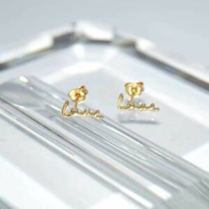 SX00951þBOUCLE LOVE CURSIVE DORE