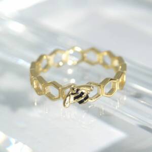 SL00885þBAGUE NID ABEILLE DORE