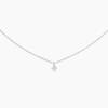 FO00009þCollier Diamant Perce Or Gris Brio Solo