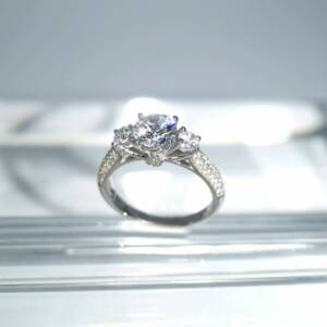 RI00822þBague Solitaire Pave