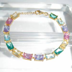 RI01402þBracelet Clara Multicolore Rectangle