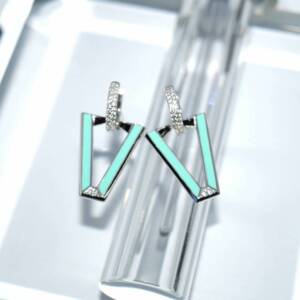 SL00514þBoucle V Enamel Vert