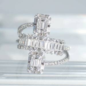 SL00788þBague Design Croise T58