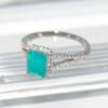 SL01142þBague Ice Green Pavee