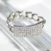 SL01171þBague Chainette Pave T52