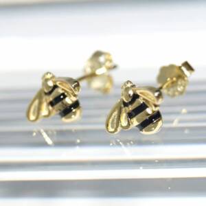 SL01249þBoucle Puce Abeille Dore