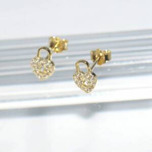 SL01289þBoucle Mini Cadena Dore Pave