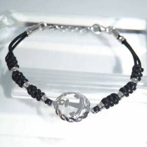 SL01450þBracelet Cordon Ancre Marine