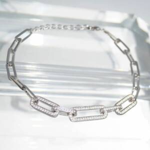 SL01468þBracelet Maillon Pave