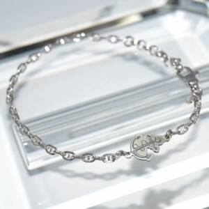 SX01138þBracelet Maille Marine Ancre