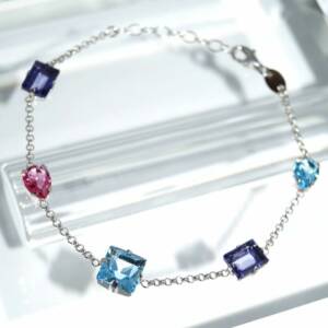 SX01150þBracelet Multiforme Multicolore Swarovski Acqua