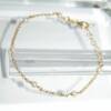 SX01160þBracelet Remix Mini Perles Dore
