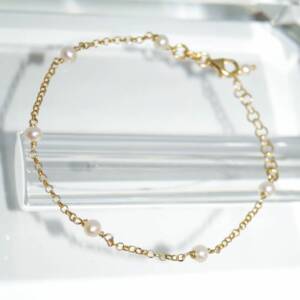 SX01160þBracelet Remix Mini Perles Dore