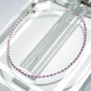 SX01166þChaine De Cheville Tennis Fuxia White