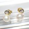 SX01227þBoucle Duo Brillant Perle