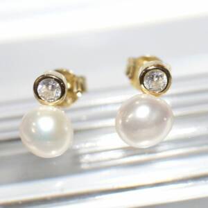 SX01227þBoucle Duo Brillant Perle