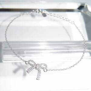 SX01266þBracelet Noeud Rosette Pave