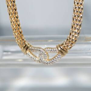 SX01313þCollier Axis Lien Equilibre Dore