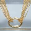 SX01317þCollier Maglia Viva Tondo Dore