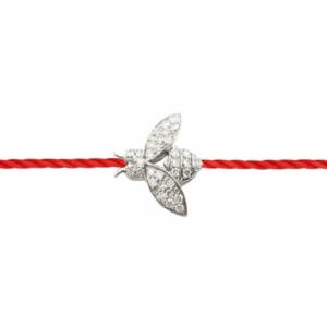 VS00010þBracelet Fil Abeille Argent Et Diamant