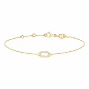 VS00037þBracelet Or Jaune Celeste Pm Pave Diamant