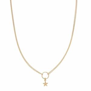 Collier Charme Étoile Dorée