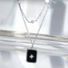 SL01654þCollier Rose des Vents Onyx