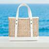FL00019þSac Cuir & Cannage Como Blanc