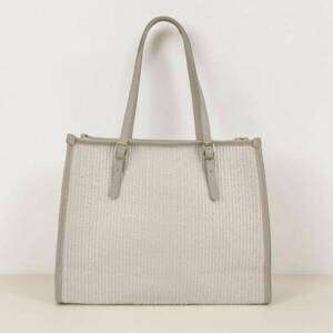 FL00041þSac Cabas Cuir & Tressage Parma