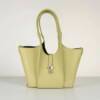 FL00043þSac Cuir Verona Jaune