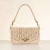 FL00072þSac Pochette Suède & Cuir Abeille Divine Beige