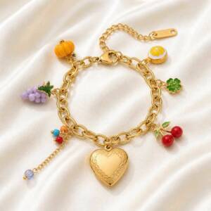 NJ00082þBracelet Dolce Vita Charms Fruités