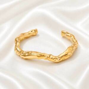 NJ00131þBracelet Martelé Riva Sole Doré