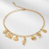NJ00162þCollier Mare Azzurra Doré