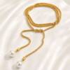 NJ00370þCollier Perla Couture doré