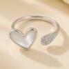 NJ00428þBague Fiocco Cuore Amalfi