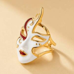 NJ00441þBague Maschera Venezia
