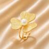 NJ00452þBague Perla Fiora Riviera Doré