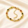 NJ00590þBracelet Anello Cristallo Venezia
