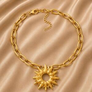 NJ00640þCollier Sole Costellazione Amalfi Doré