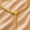 NJ00659þCollier Serpente Venezia Doré