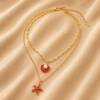 NJ00662þCollier Corallo Stella Marina Capri