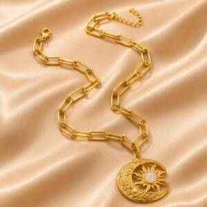NJ00673þCollier Medaglione Imperiale Venezia
