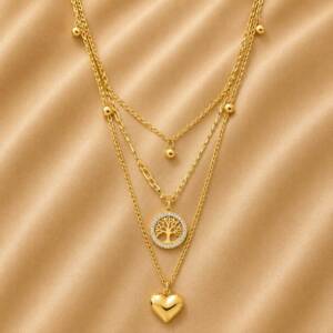 NJ00686þCollier Albero del Cuore Venezia