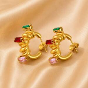 NJ00488&thorn;Boucles Mezza Luna Venezia
