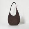 FL00075þSac porté épaule arrondi en cuir Made in Italy